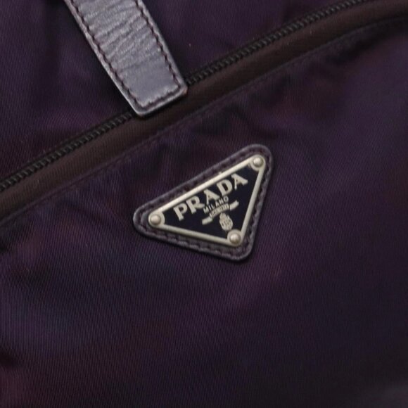 PRADA Backpack Nylon Purple Auth 83697 - Picture 10 of 16